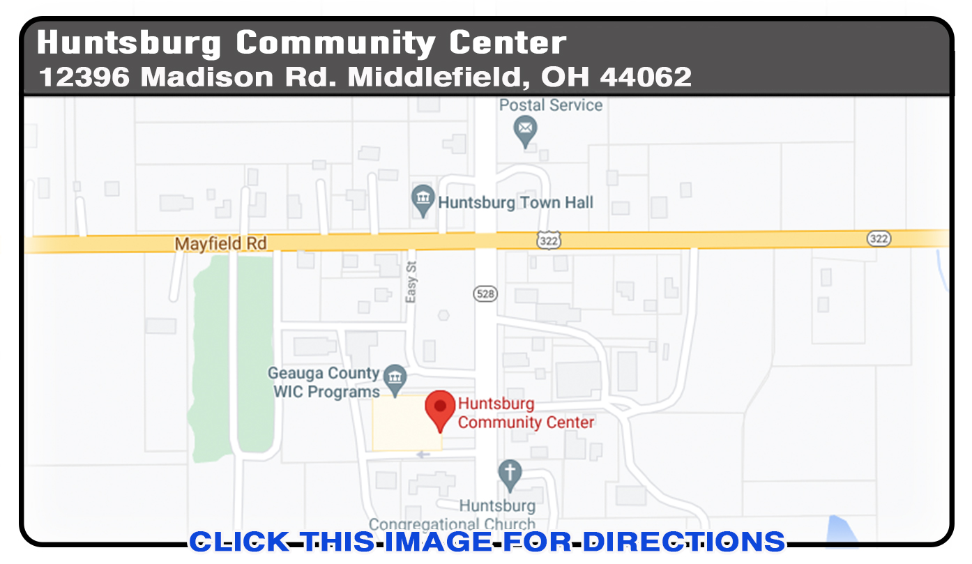 Huntsburg Community Center Directions